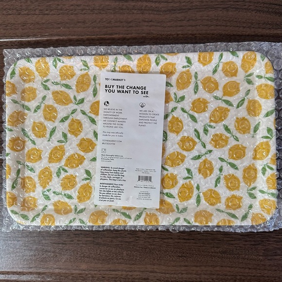 !SOLD! To The Market Lemon Squeeze Serving Tray - Picture 2 of 4